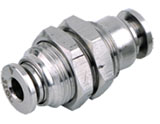 Stainless steel push to connect fittings